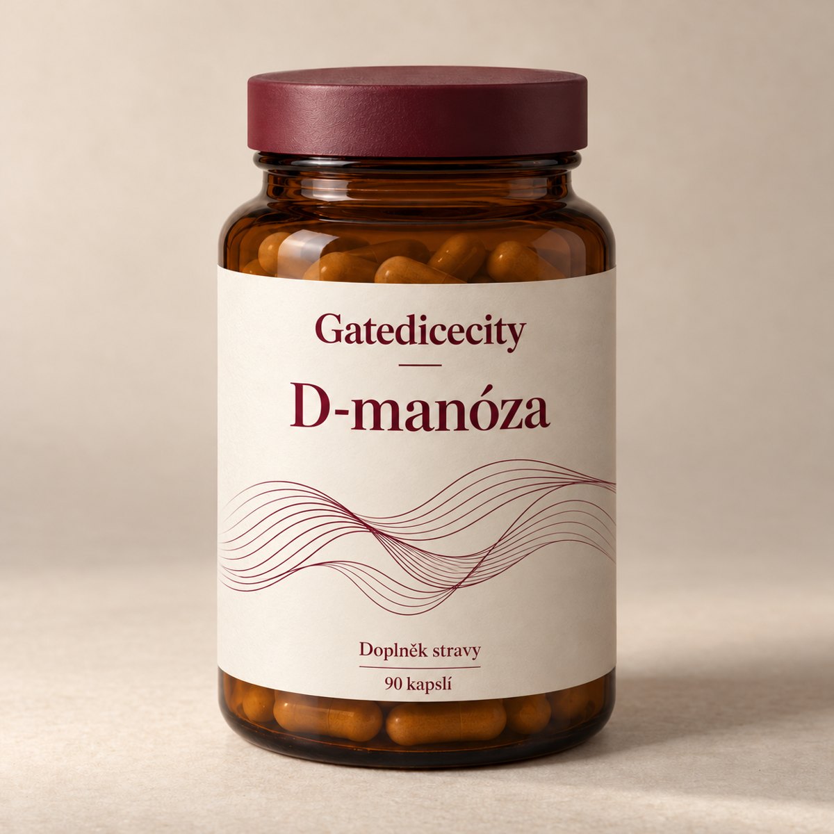 D-manóza — dóza, 90 kapslí