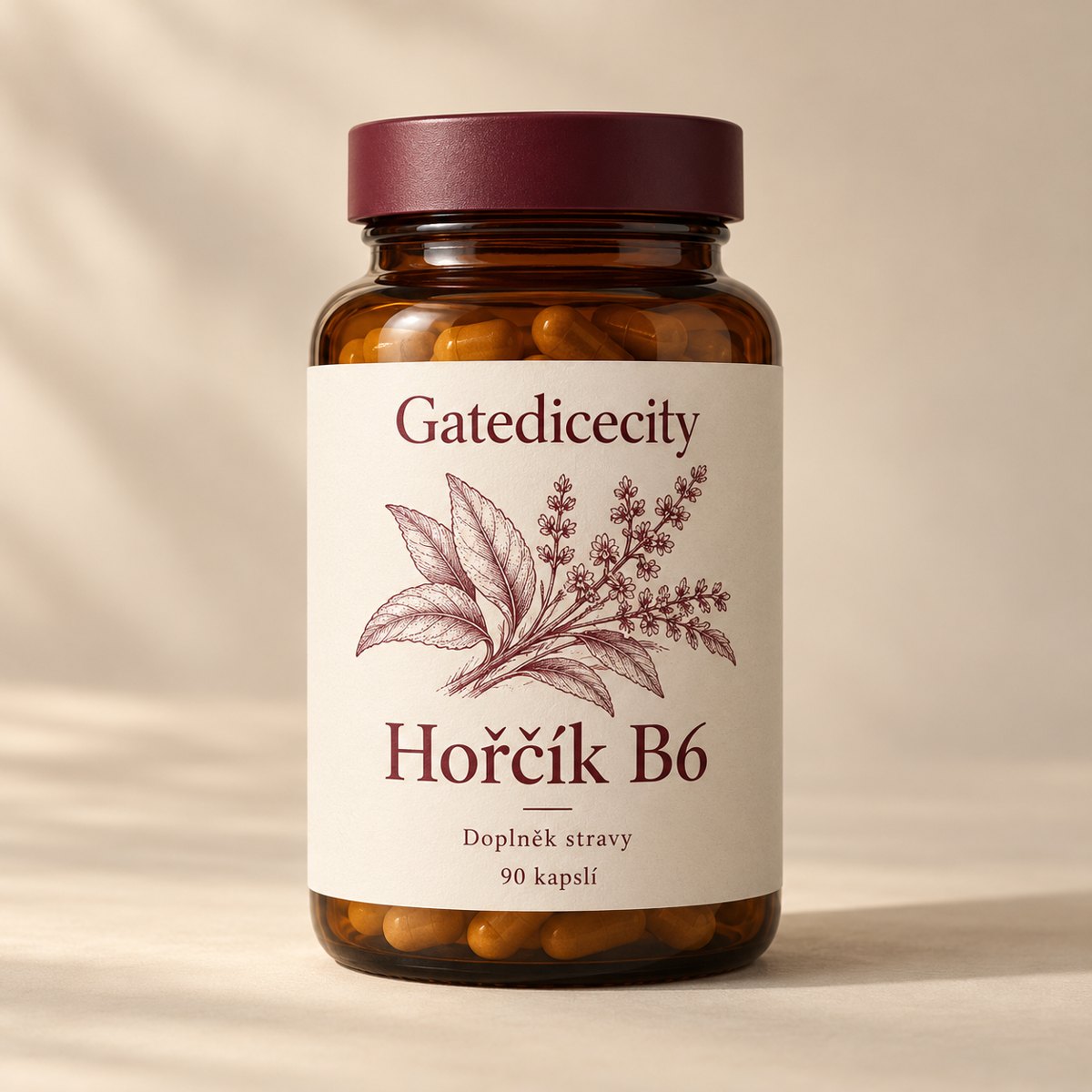 Hořčík B6 — dóza, 90 kapslí
